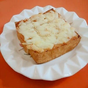 トースターde厚揚げの味噌チーズ焼き☆